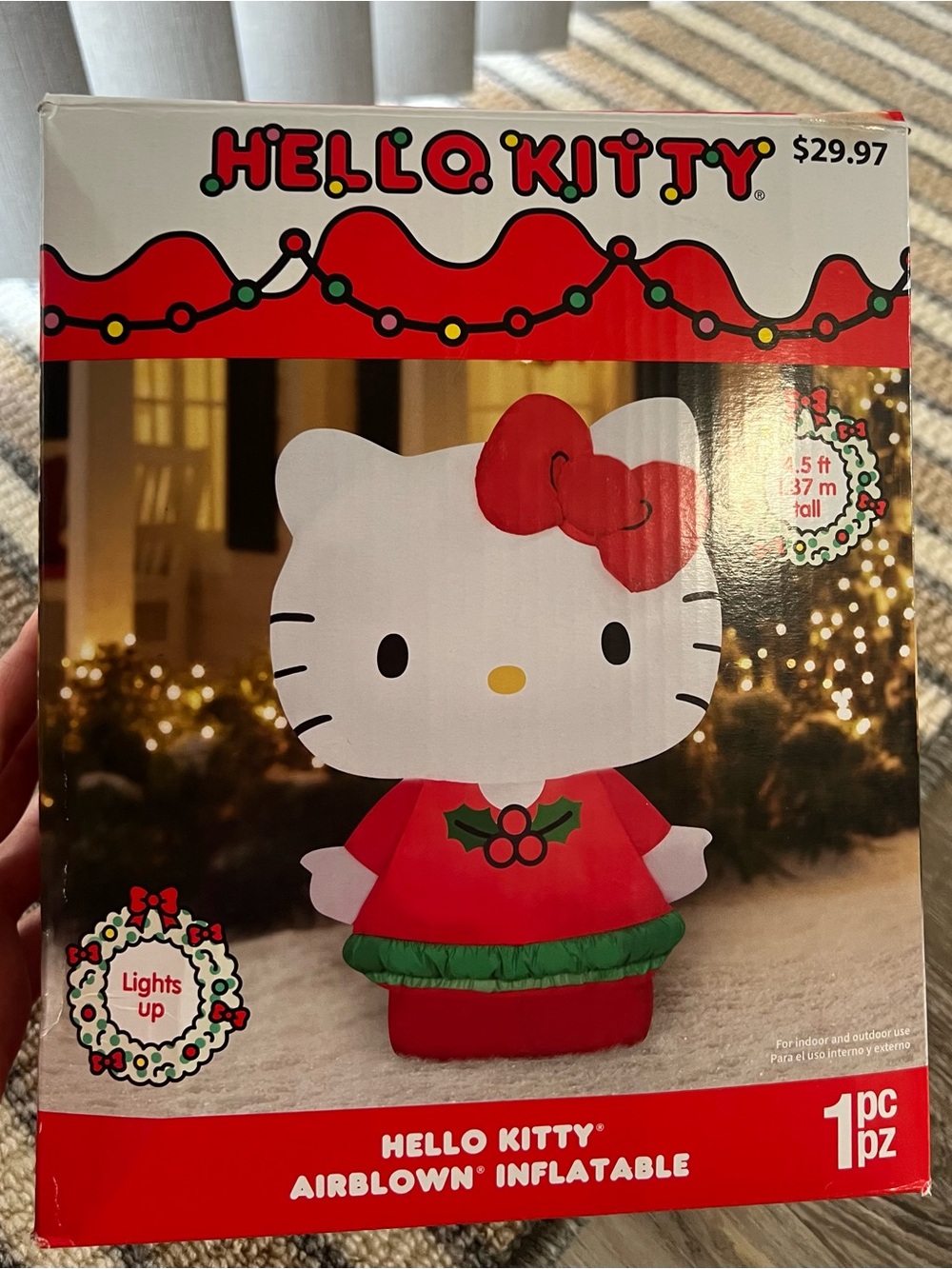 Hello Kitty Christmas Airblown Inflatable